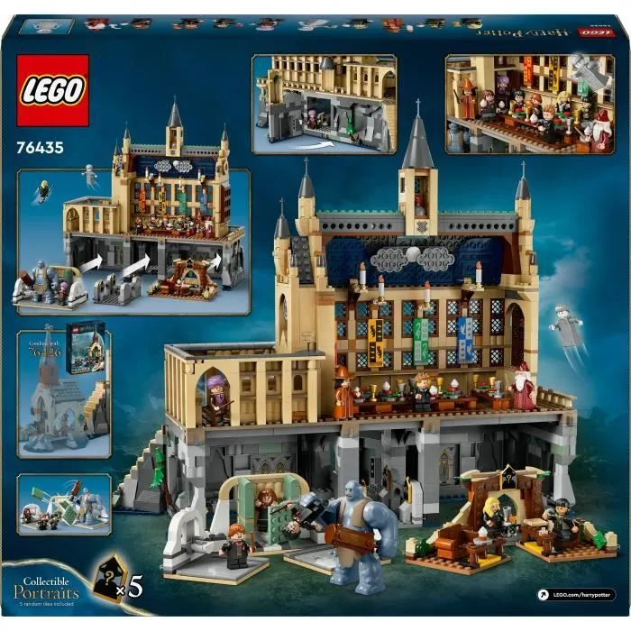 LEGO® Harry Potter 76435 Le château de Poudlard : la grande salle - Set à collectionner-5