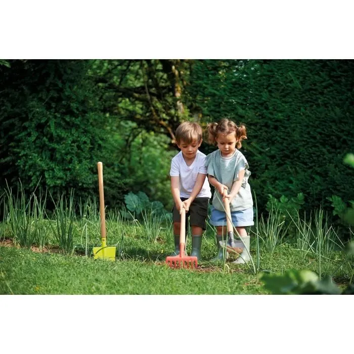 Filet de 3 grands outils de jardin - ECOIFFIER - 4338 - Préparons la terre - 70 cm-1