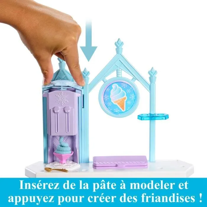 Disney-La Reine des Neiges-Elsa et Olaf Douceurs Givrées-Coffret pâte à modeler HMJ48-3