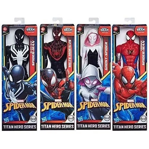 Figurine Spider-Man en armure - Hasbro - Titan Hero Series - 30 cm - Lanceur Titan Hero Blast Gear-2