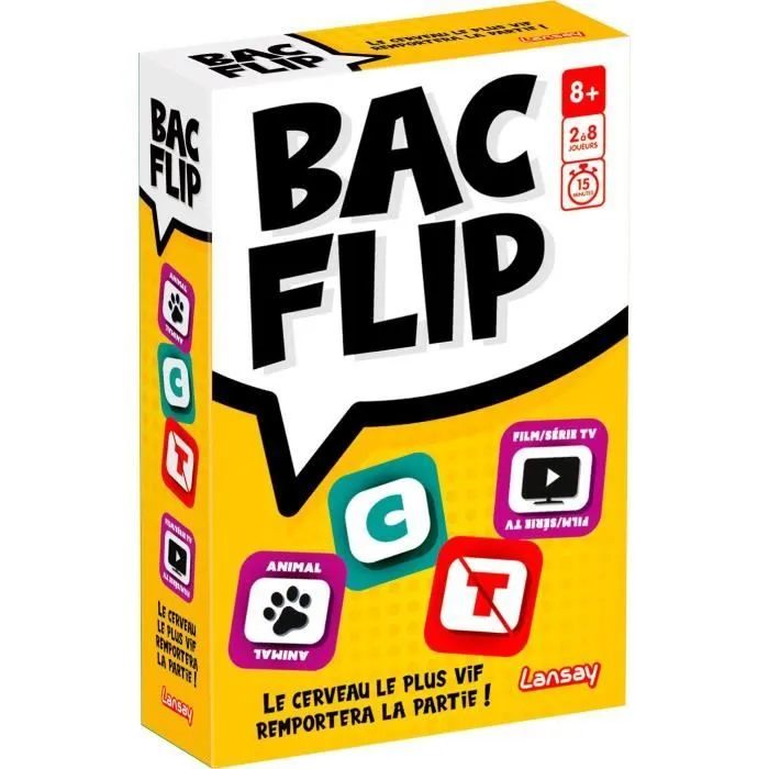 Jeu de société - LANSAT - BAC FLIP - Dès 8 ans-2
