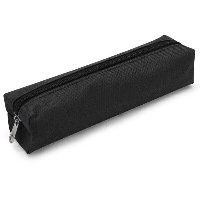 Trousse à crayons - WAYTEX - 931273N - Polyester souple - Fermeture zippée - Noir uni-0