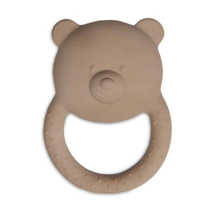 Anneau de dentition en caoutchouc Teddy Bear Biscuit - Jollein - Bébé-0