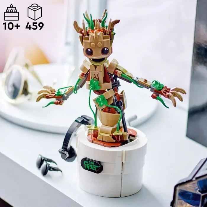 LEGO® Marvel 76297 La danse de Bébé Groot, Jouet animé à construire pour enfants-3