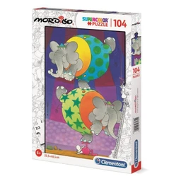 Puzzle 104 pièces Clementoni - Mordillo La balance - Coloris Unique - Pour Enfant de 6 ans et plus-3