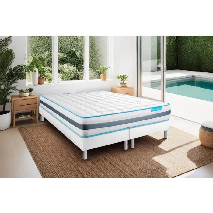 Matelas BODYZONE 180x200 Ressorts ensachés 3 zones Ultra épaisseur-1