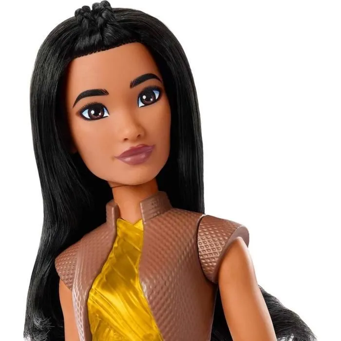 Raya Poupée 29 cm, Mattel Poupée Disney Princesses habillage et accessoires HLX22-2