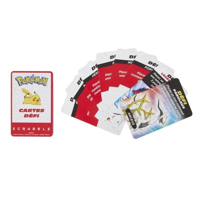 Scrabble® Pokémon-Jeu de société familial avec 2 modes de jeu HXT27-6