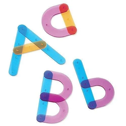 Jeu de construction de lettres - LEARNING RESOURCES - LER8555 - Plastique - A monter soi-même - Enfant-0