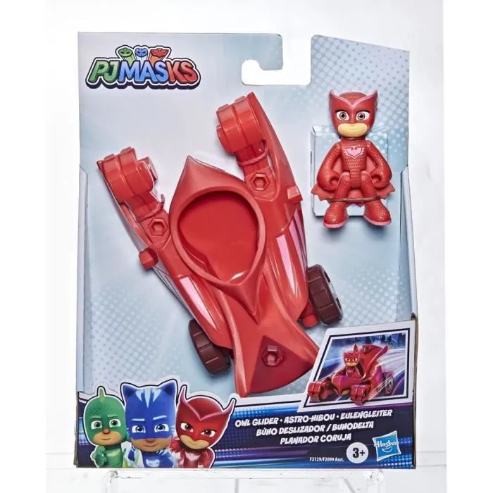 Pyjamasques - HASBRO - Véhicule Astro-Hibou avec figurine Bibou - Jouet préscolaire 3 ans-4