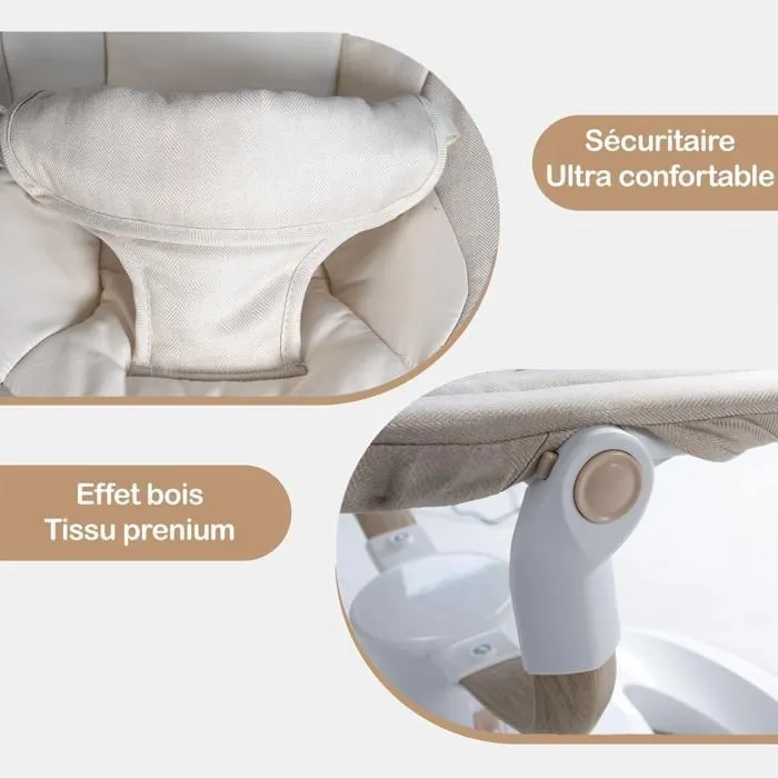 Balancelle/transat electrique Emy avec mouvement naturel UNIQUE-5