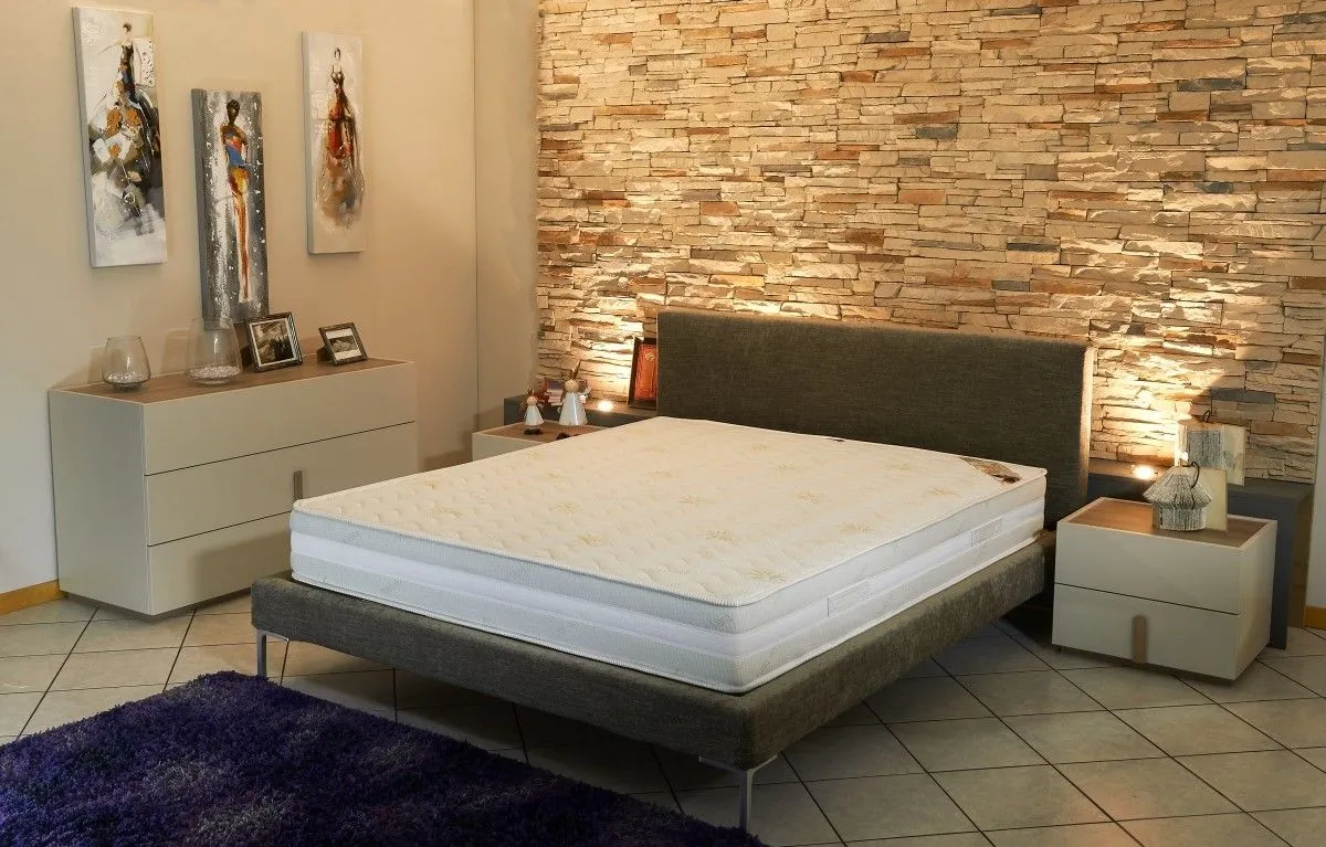 Literie -Lot de 2 Matelas Supreme Orthopediques 80x190 x 22 cm - Ferme - Face Hiver 3,5 cm de Memoire de Forme 70 kg-m3 + Laine Meri-1