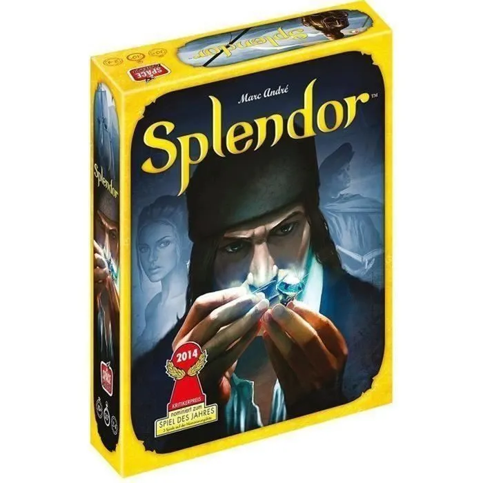 Jeu de société Splendor - ASMODEE - Unbox Now - À partir de 10 ans - 2 à 4 joueurs - 30 min-0