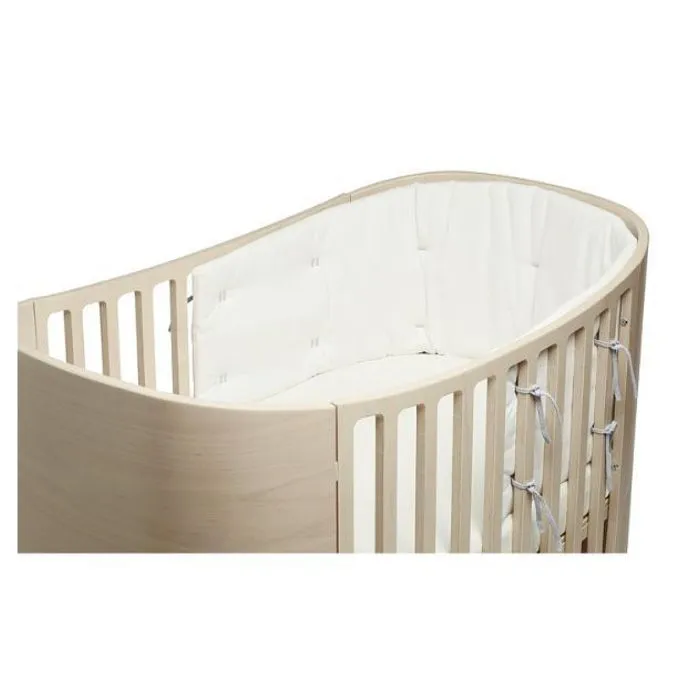 Tour de lit Classic Leander en coton BIO, Blanc-1
