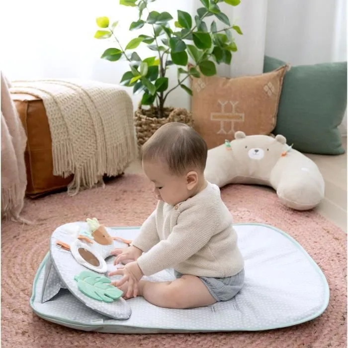INGENUITY Tapis d’éveil 4 en 1 Petit Ourson, Coussin de support pour apprentissage de la position assise-5