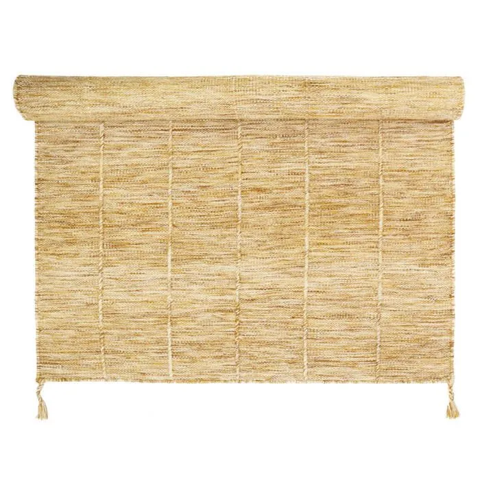 Tapis rond - Nattiot - Lisette - Coton - Ø140 cm - Vert amande-3