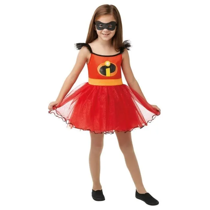 Déguisement Tutu Incredibles 2 pour Fille - Marque RUBIES - Rouge-0