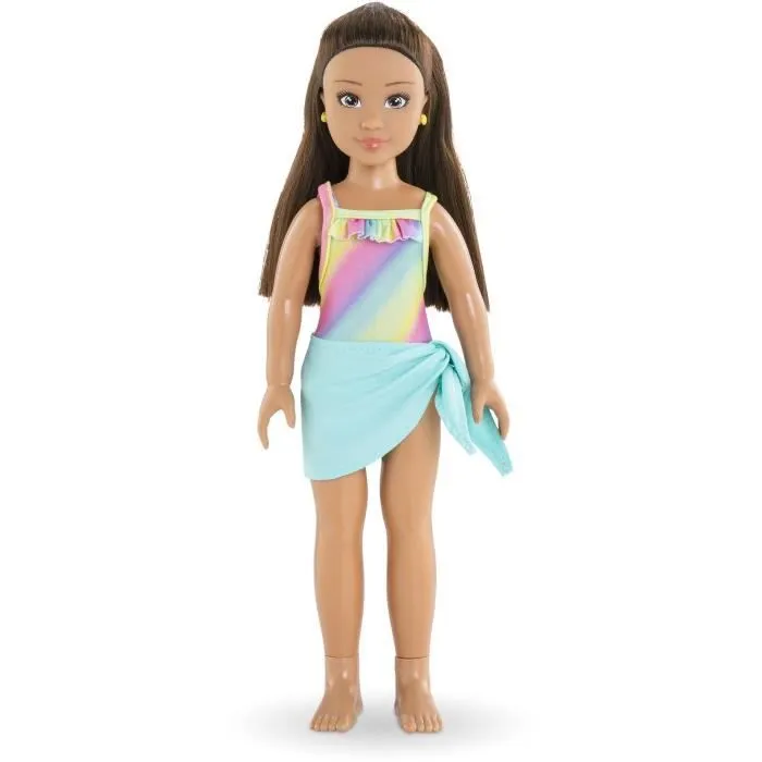 Coffret Luna à la plage COROLLE GIRLS - poupée mannequin - 5 accessoires - 28 cm - dès 4 ans