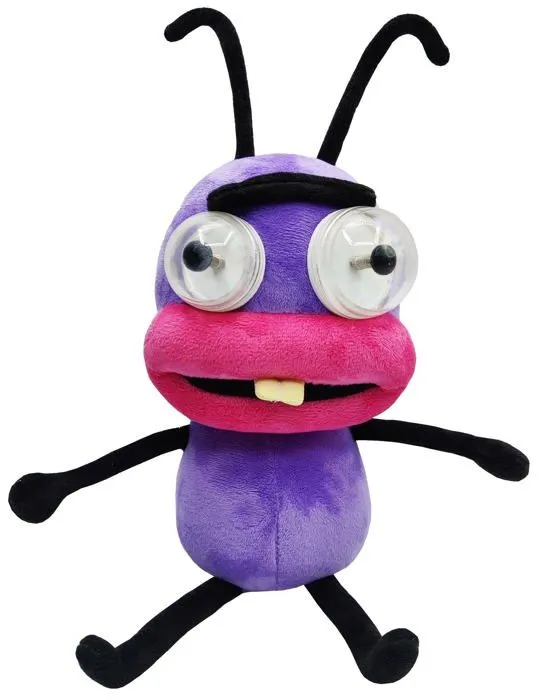Peluche Wallatoys - WL001 - Peluche Yodoylalata Le Fourmis Tranches 20 cm avec Une boite/Tirelire Sonora Multicolore ()-2