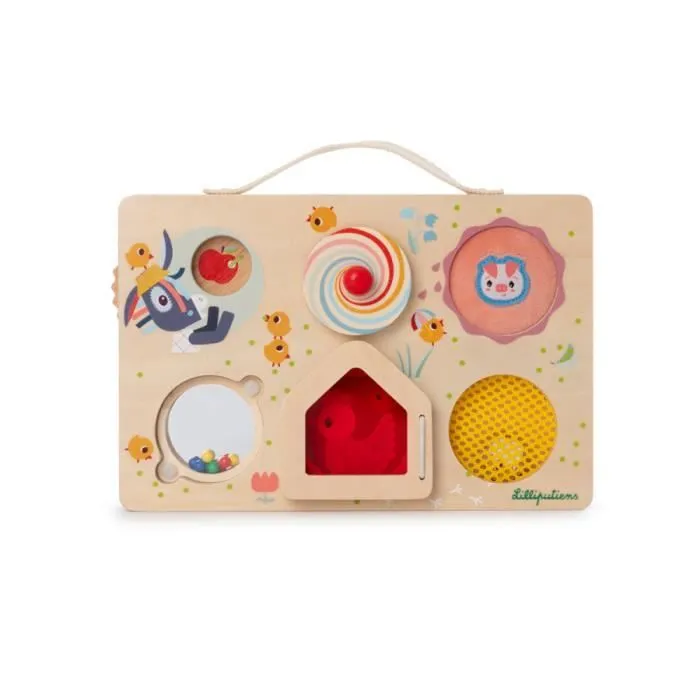Jouet éducatif - LILLIPUTIENS - 83508 - Ferme valisette découverte - 12 mois et plus - Mixte - Intérieur-0