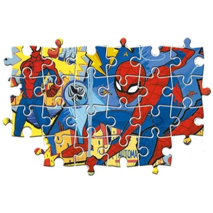 Puzzle 24 pièces Maxi Spiderman - Clementoni - Pour Enfant de 3 ans et plus - Thème Dessins animés et BD - Fabriqué en Italie-2