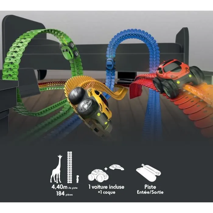 FleXtreme Set Decouverte - Circuit voiture - 4,40 mètres de long - SMOBY-2