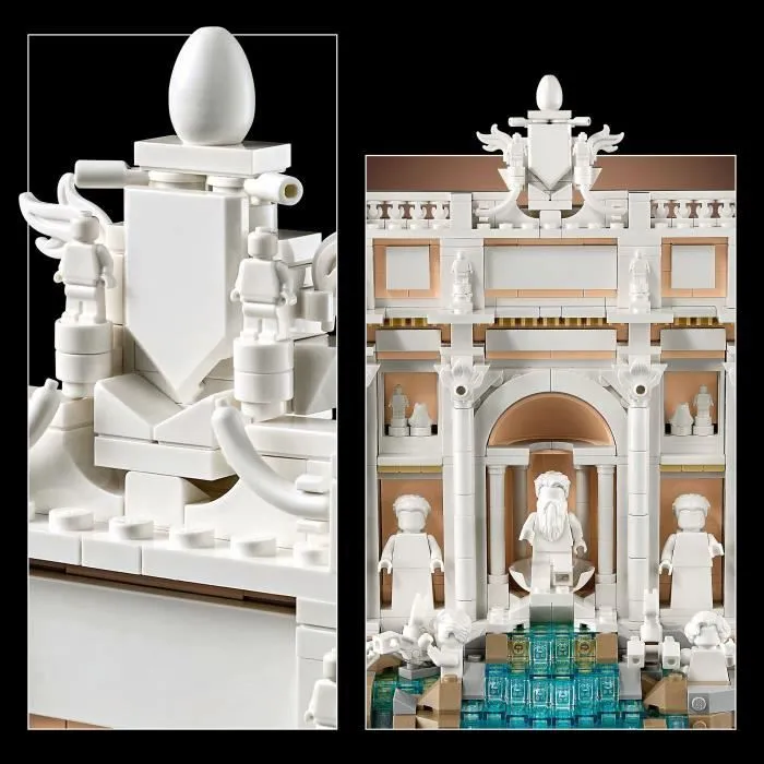 LEGO Architecture 21062 La fontaine de Trevi - Set de construction pour adulte sur Rome-3