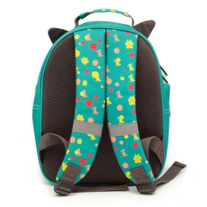 Sac à dos - Les Déglingos - Loup - 32 cm - Polyester recyclé - Bretelles réglables-1