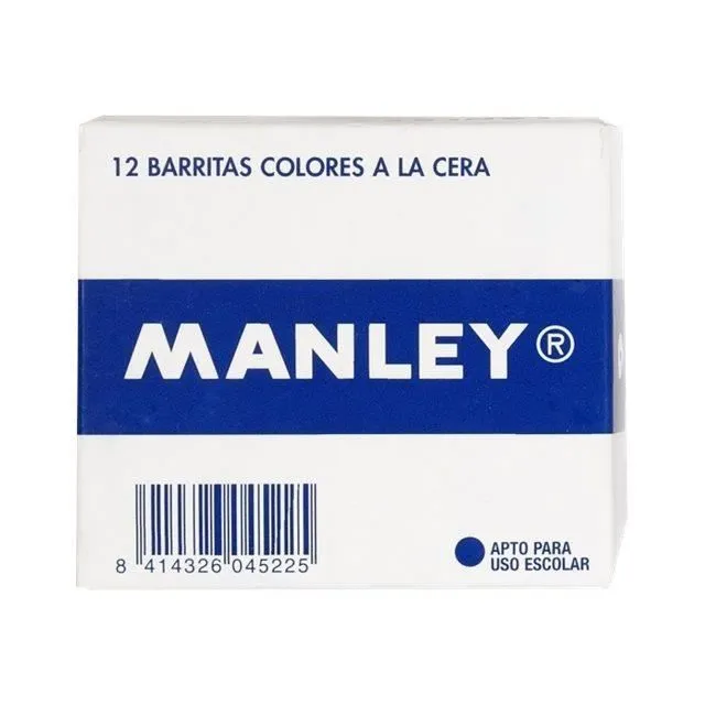Crayon cire souple - MANLEY - Orange - Pack de 12 - Mixte - Enfant-0
