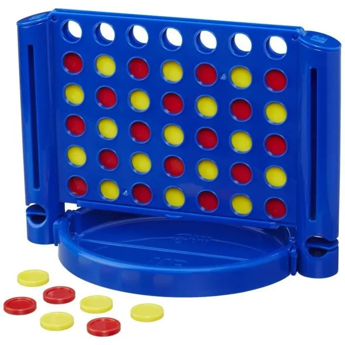 Puissance 4 Voyage, jeu de société de voyage pour 2 joueurs, jeu de voyage, Dès 6 ans, Hasbro Gaming-1
