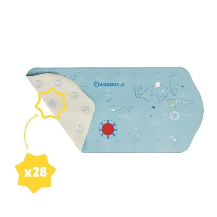 Badabulle Tapis de bain XXL antidérapant avec témoin de température, 91 cm de long-3