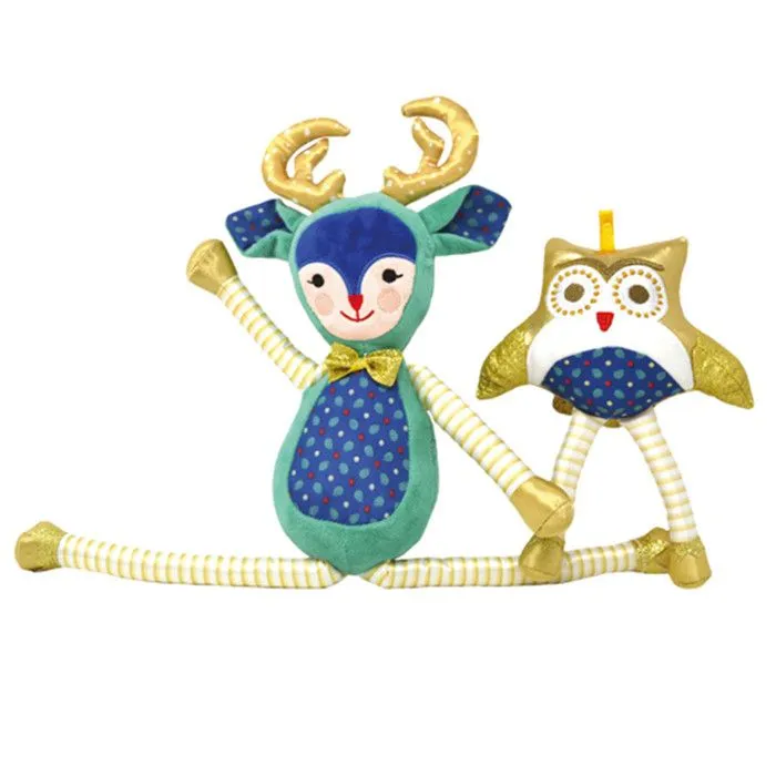 Peluche lutin de Noël jouet enfant Kari & Buh Multicolore 40 x 7 cm-0