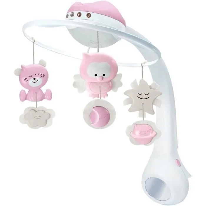 INFANTINO Mobile Fille Douce Nuit 3 en 1 Rose-0