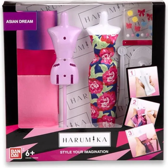 Jeu de création de vêtements Harumika - Coffret Styliste Deluxe - Thème Asian Dream - Mixte - BANDAI-0