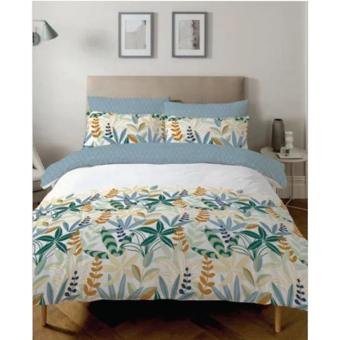 Parure de couette "Goyave" toutes dimensions 100% Coton / 57 Fils/cm² -  - Parure de couette 260 x 240 cm + 2 Taies d'oreiller 63 x-0