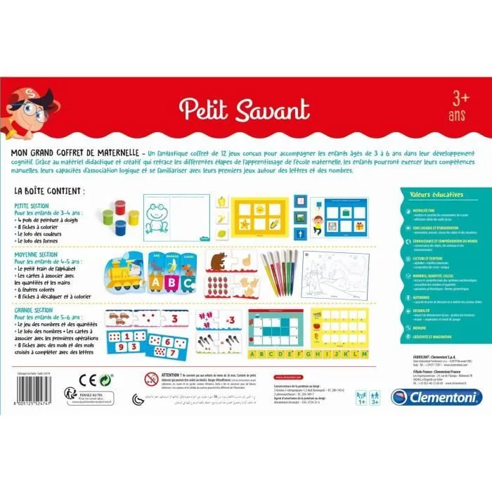 CLEMENTONI Petit Savant - Mon grand coffret de maternelle-1