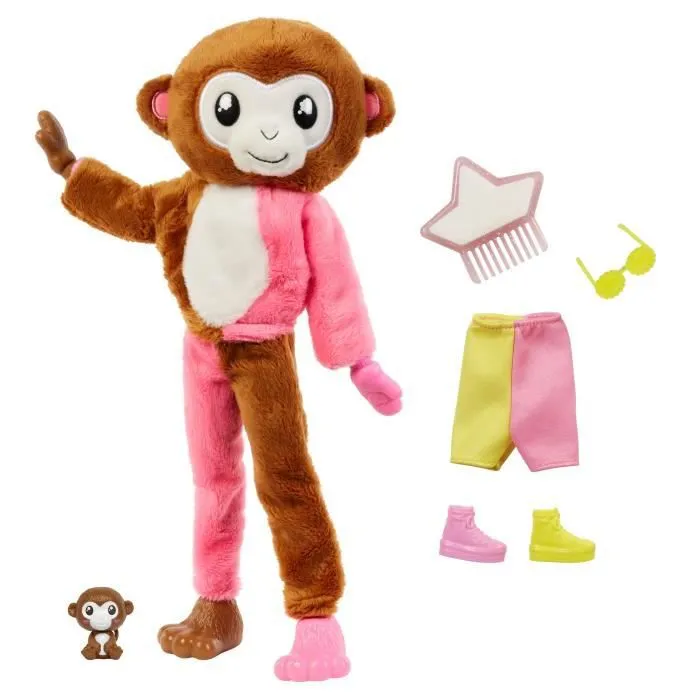 Barbie - Barbie Cutie Reveal Singe - Poupée - 3 Ans Et +-4