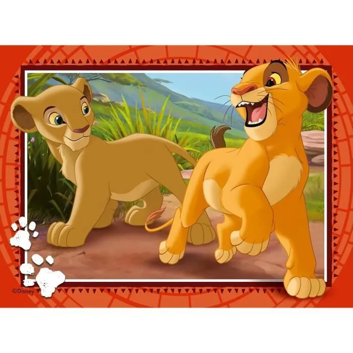 Ravensburger Puzzle Le Roi Lion 4 en 1-1