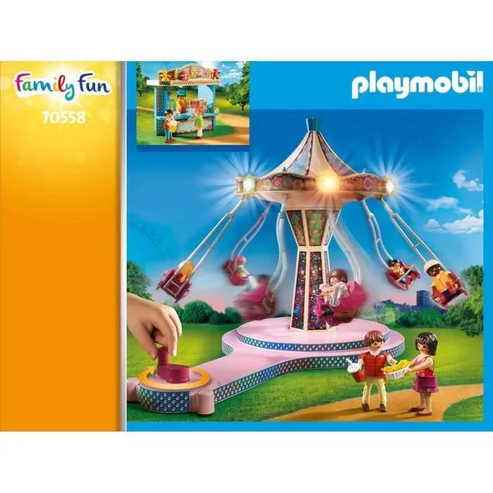 PLAYMOBIL - 70558 - Parc d'attractions - Multicolore - Mixte - Enfant-2