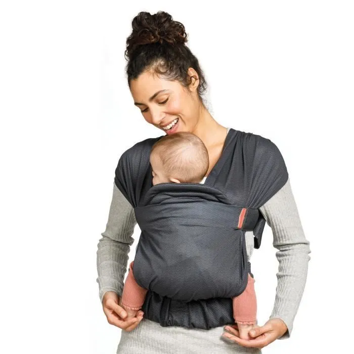 Porte bébé INFANTINO HUG&CUDDLE - A enfiler - 3 à 11,8 kg - Système écharpe de portage - Dès la naissance-2