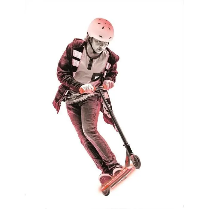 Y VOLUTION - NEON VIPER - Patinette 2 Roues - LED - Rouge - Enfant-2