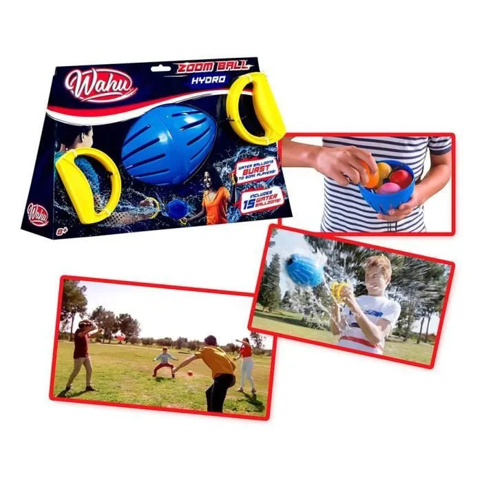 Jeu de Plage - WAHU - Zoom Ball Hydro - A partir de 6 Ans - Eclabousse tes Amis - Amusement Extérieur-0