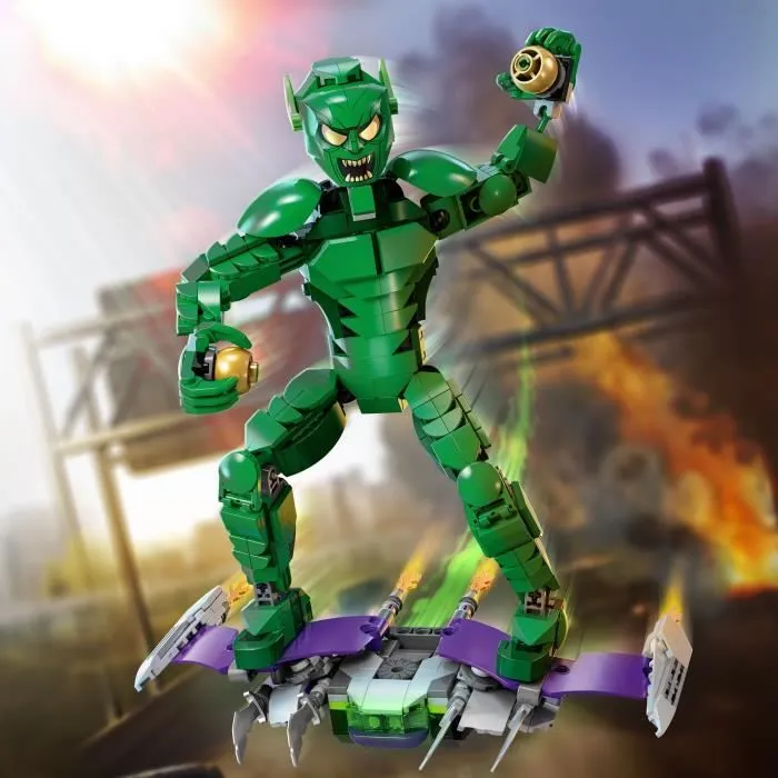 LEGO® Marvel 76284 Figurine du Bouffon Vert à Construire Jouet Enfant Super-héros-3