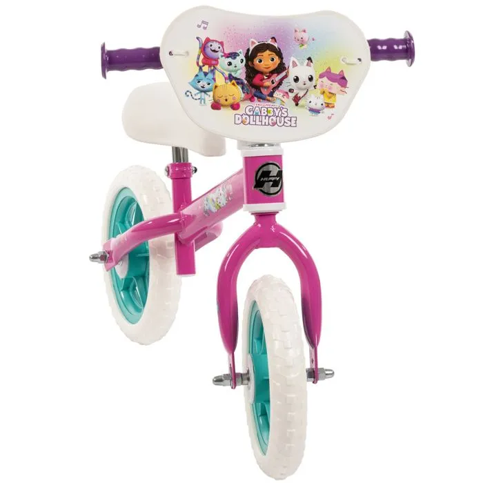 Draisienne 10" Gabby et la Maison magique pour filles de 2 à 4 ans, 85-105 cm, rose et turquoise par Huffy-2