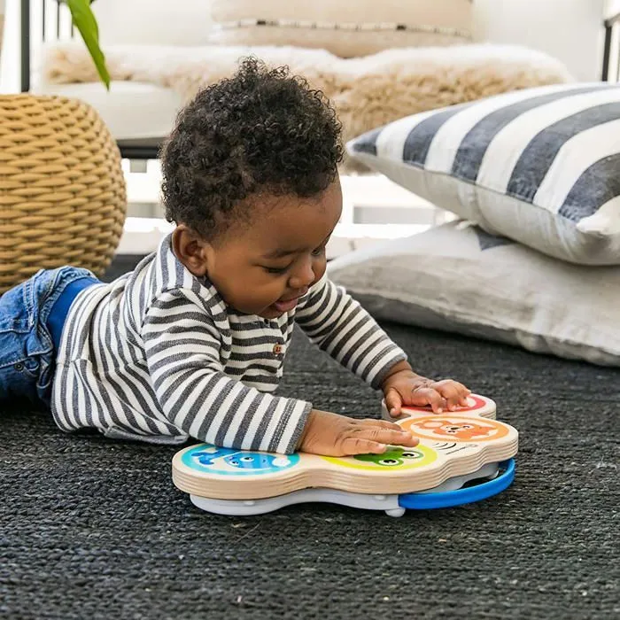 Jouet d'éveil musical en bois tactile et électronique Baby Einstein - Magic Touch Drums HAPE-3