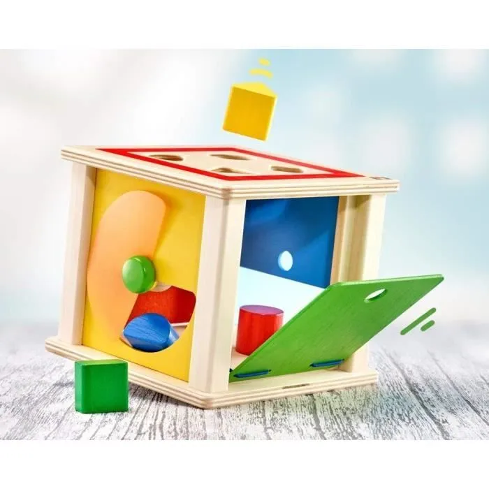 Jeu de construction en bois Selecta Varianto - 15 cm-2