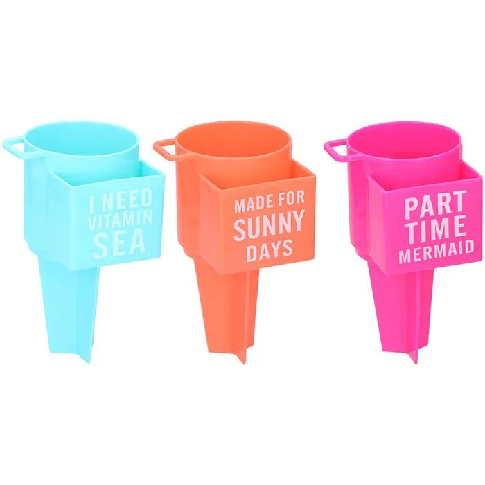 Support de plage - Cuisine Elegance - HIT! - Orange - Hauteur 20 cm - Largeur 12 cm-2