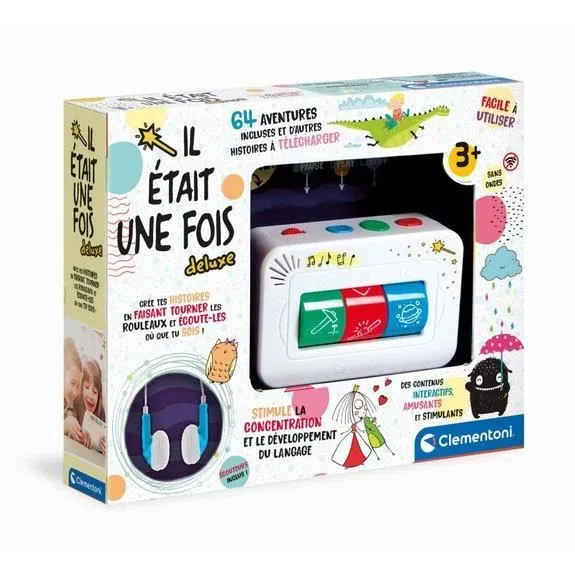 Clementoni - Conteur d'histoires + écouteurs - 64 histoires-0