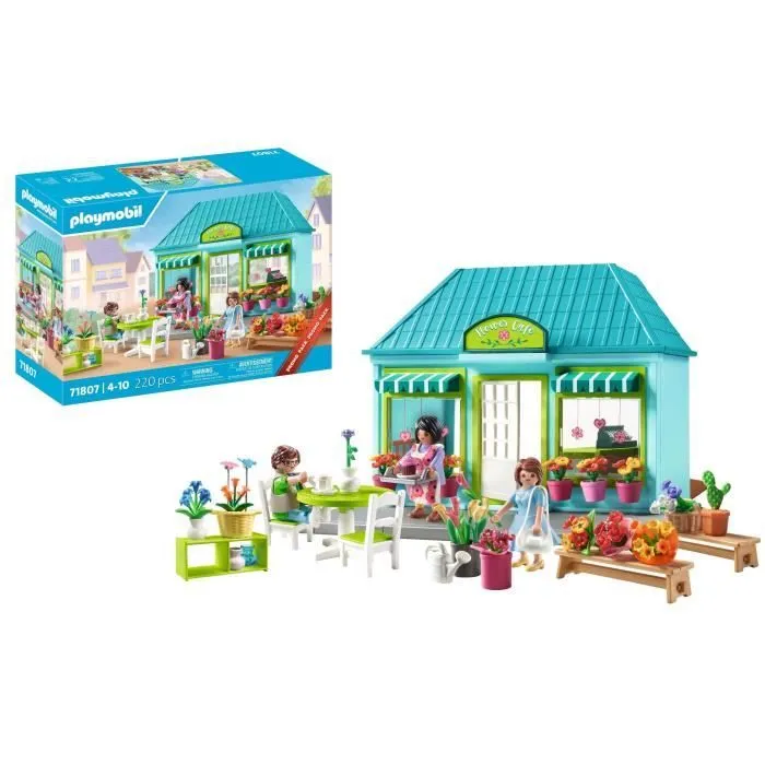 PLAYMOBIL 71807 Boutique de fleuriste et salon de thé-5