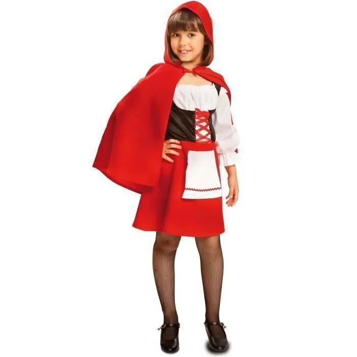 Déguisement Petit Chaperon Rouge Fille 7 ans - Le Petit Chaperon Rouge - Rouge-0